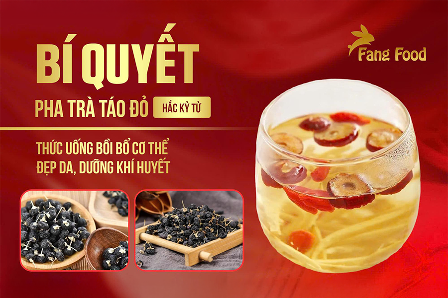 Bí Quyết Sức Khỏe Từ Táo Đỏ Với Hắc Kỷ Tử