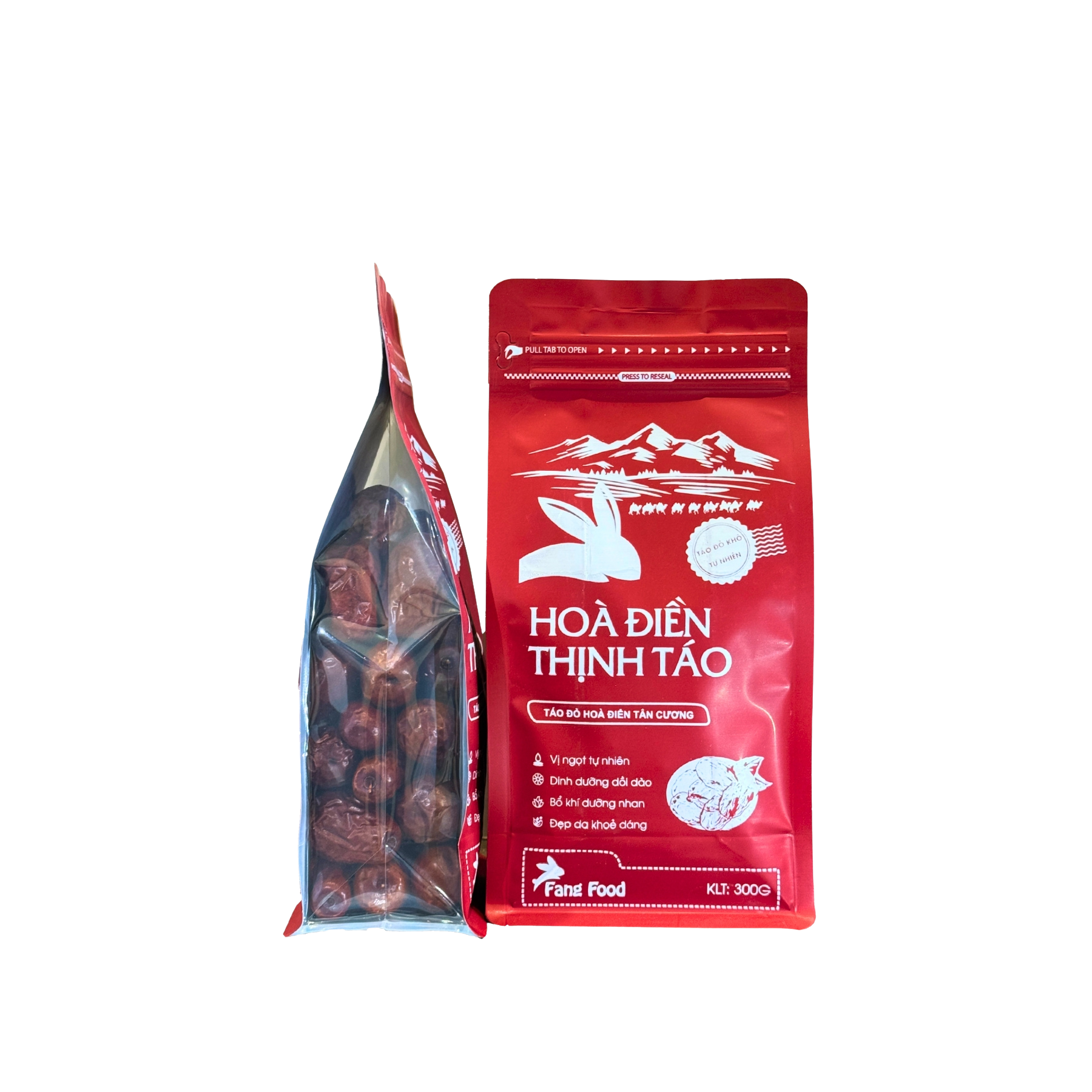 TÁO ĐỎ HOÀ ĐIỀN TÂN CƯƠNG TÚI 300G